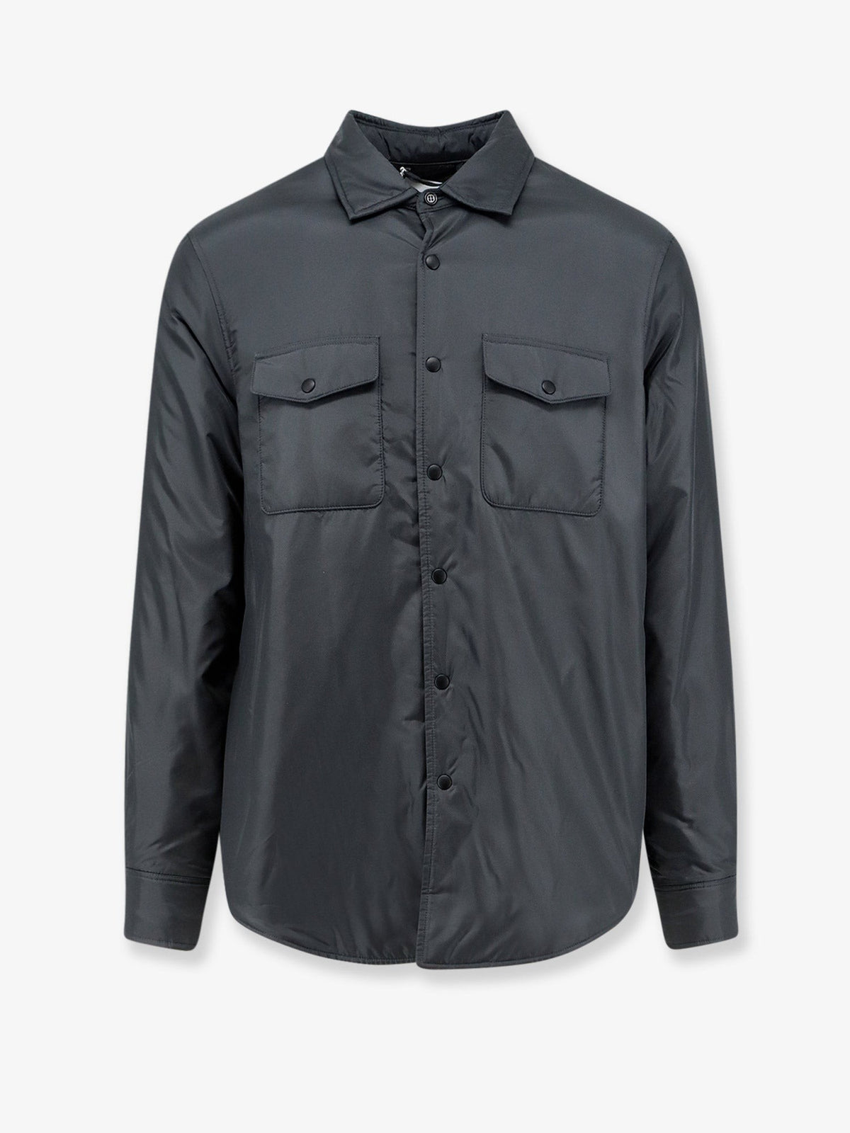 ASPESI Men's Piu Padded Shirt Jacket Grey