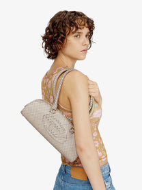 Diesel Women's Dome Shoulder Bag Beige