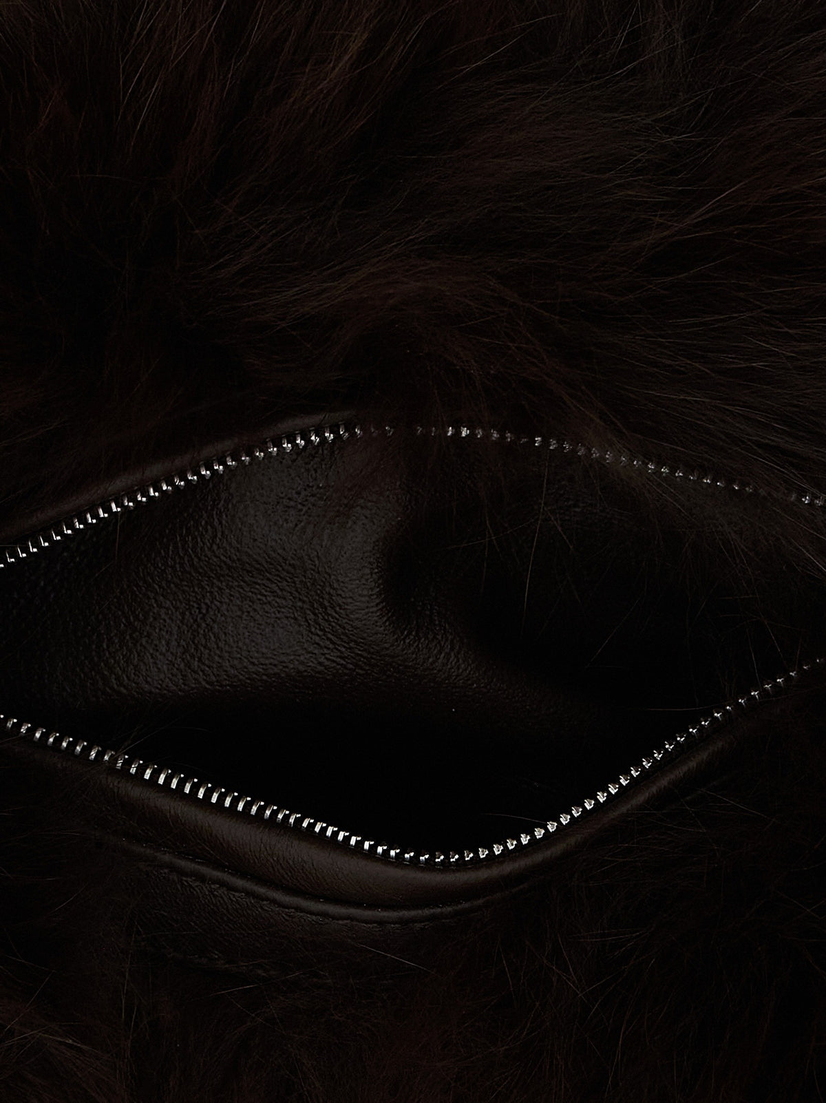 Yves Salomon Fur Sleeve Brown