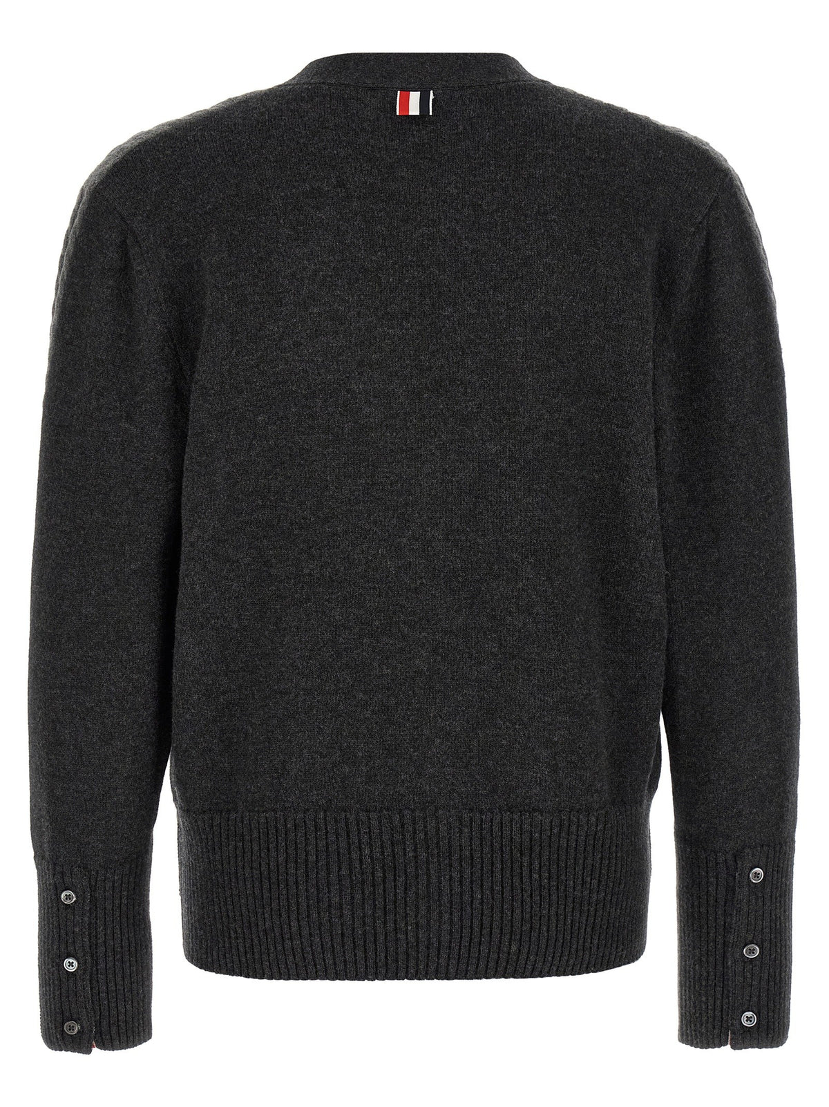 Thom Browne Trompe Lœil Cardigan Grey