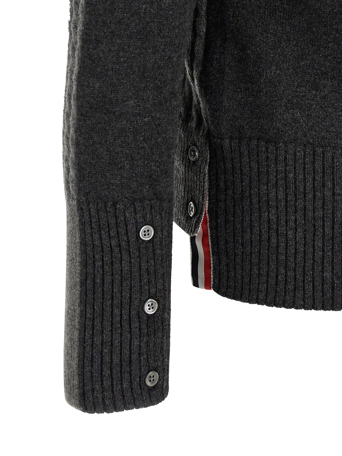 Thom Browne Trompe Loeil Polo Shirt Grey