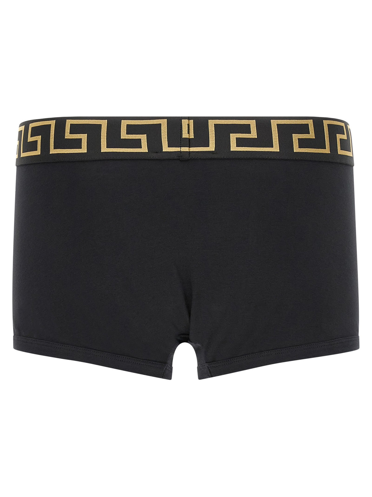 Versace Boxer Trunk Greca Pattern Black