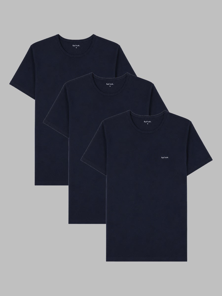 Paul Smith Men's Shirt Intime in Cotone Blue