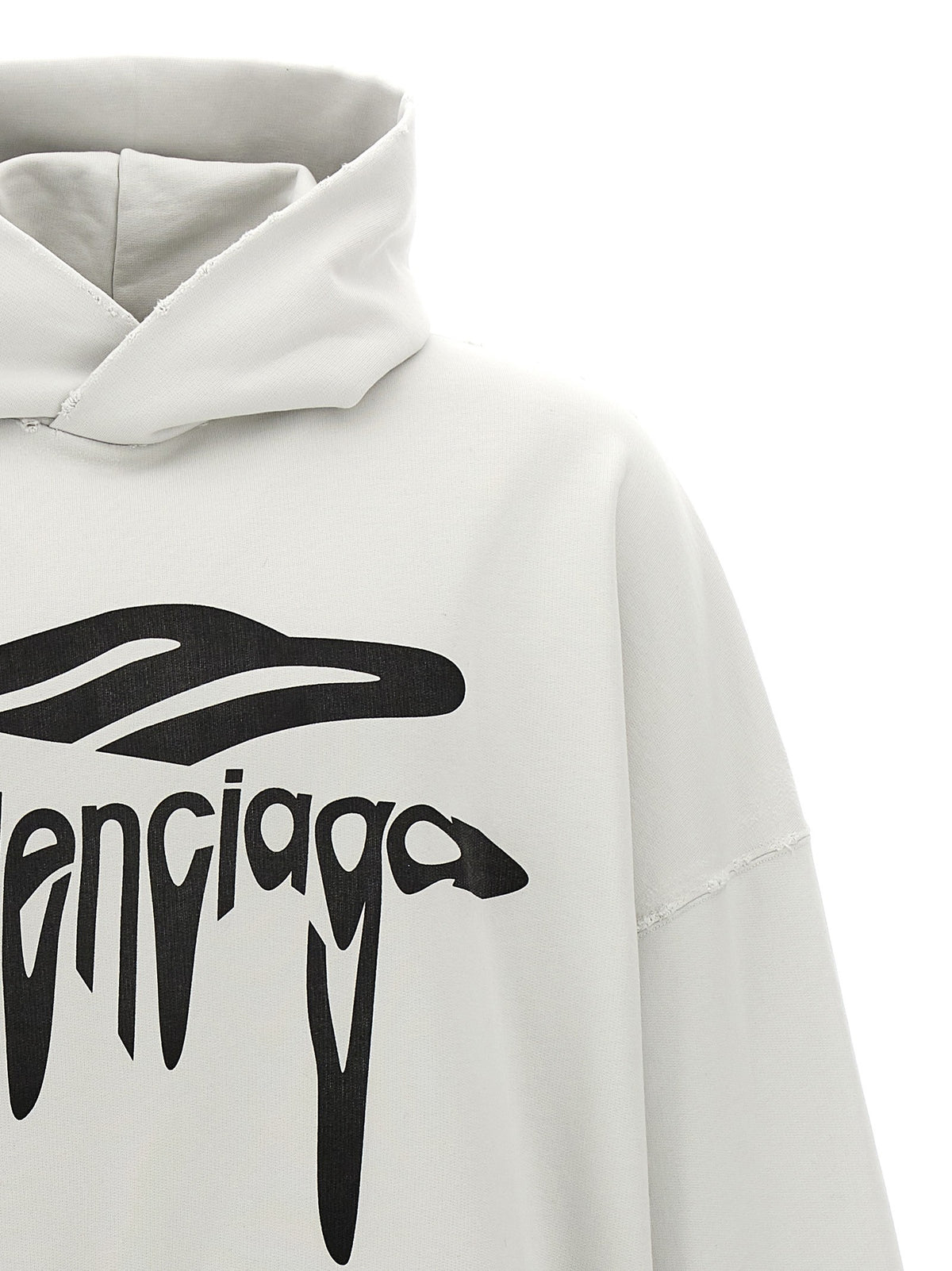 Balenciaga Liquefied Hoodie White