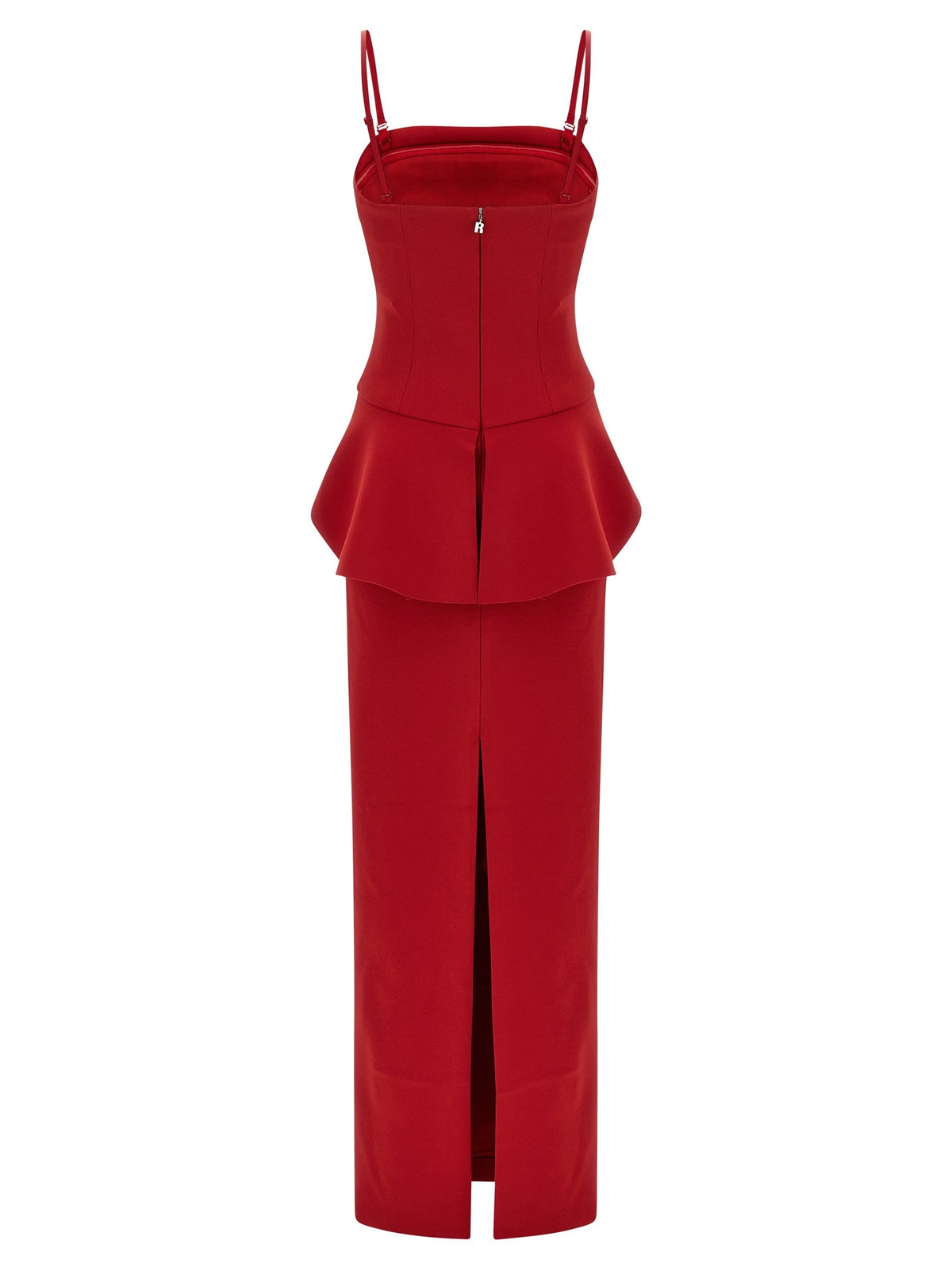 ROTATE Birger Christensen Floral Detail Dress Red