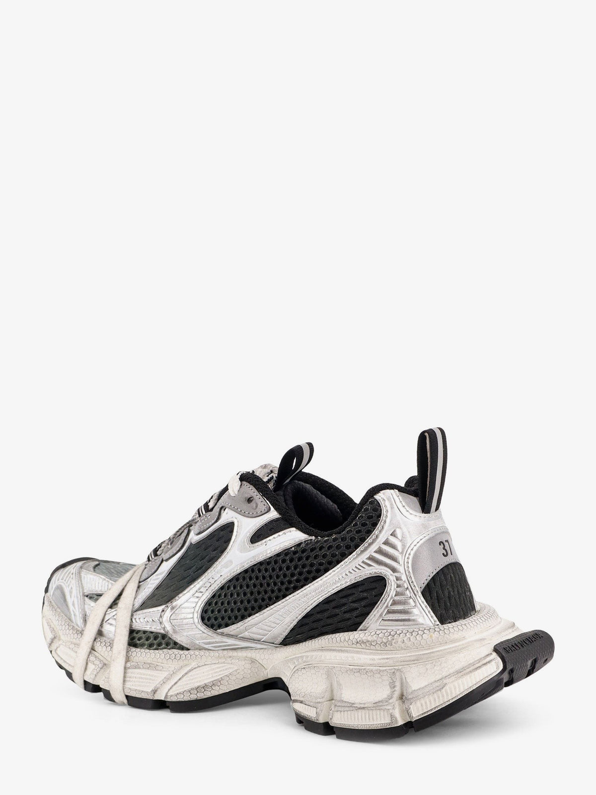 Balenciaga Women's Gradient Mesh Sneakers Grey