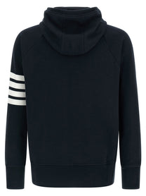 Thom Browne Bar Hoodie Blue