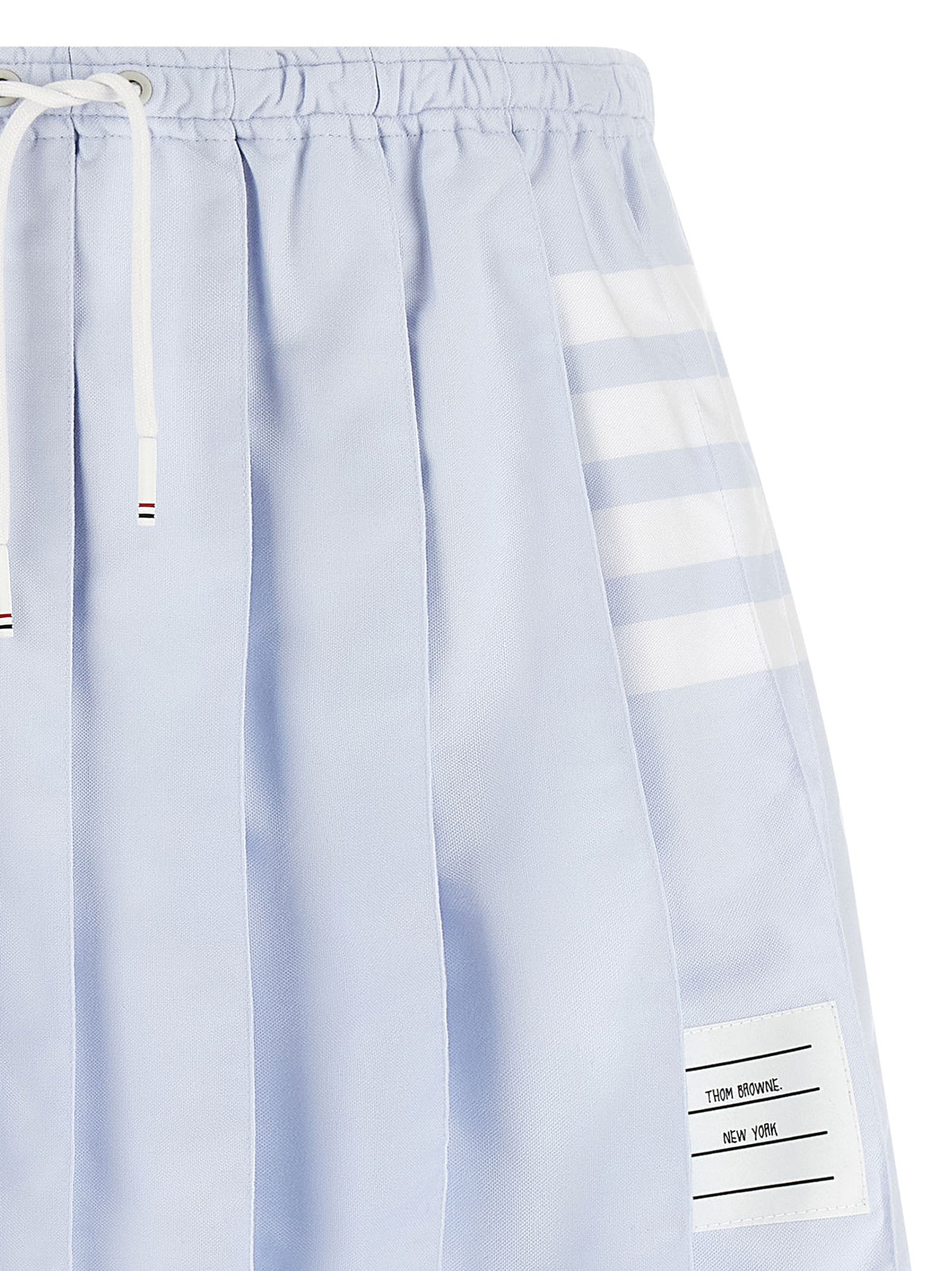 Thom Browne Oxford Pleated Skirt Blue