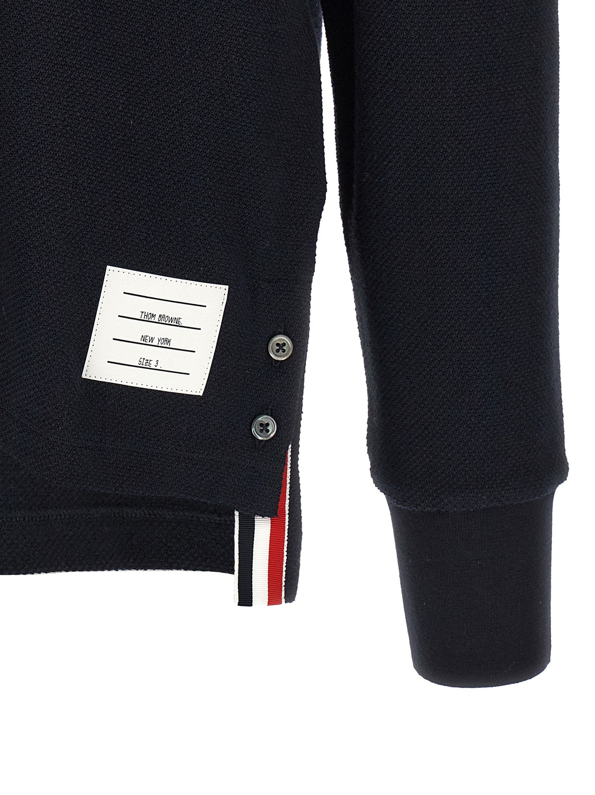 Thom Browne Bar Polo Shirt Blue, view 4