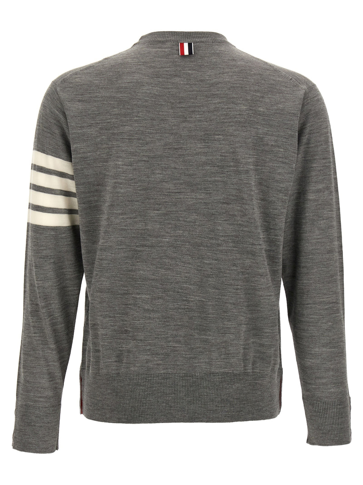 Thom Browne Bar Sweater Grey