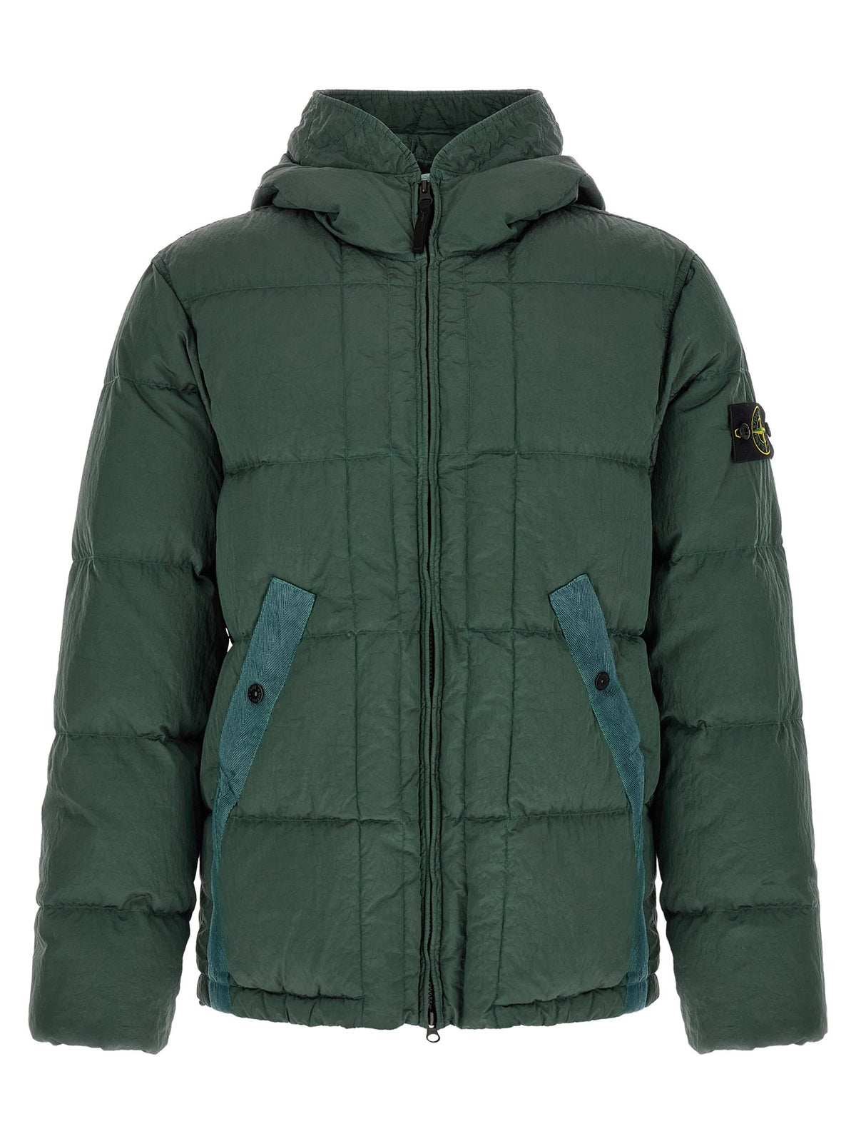 Stone Island Down Jacket Green
