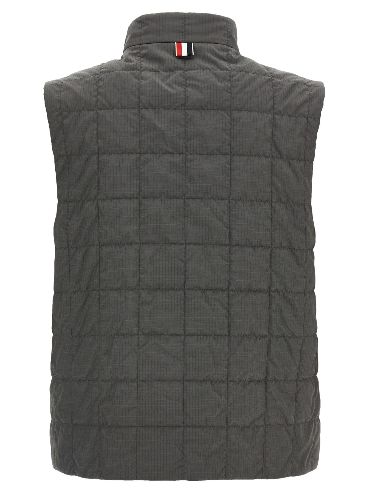 Thom Browne Ripstop Shiny Vest Grey