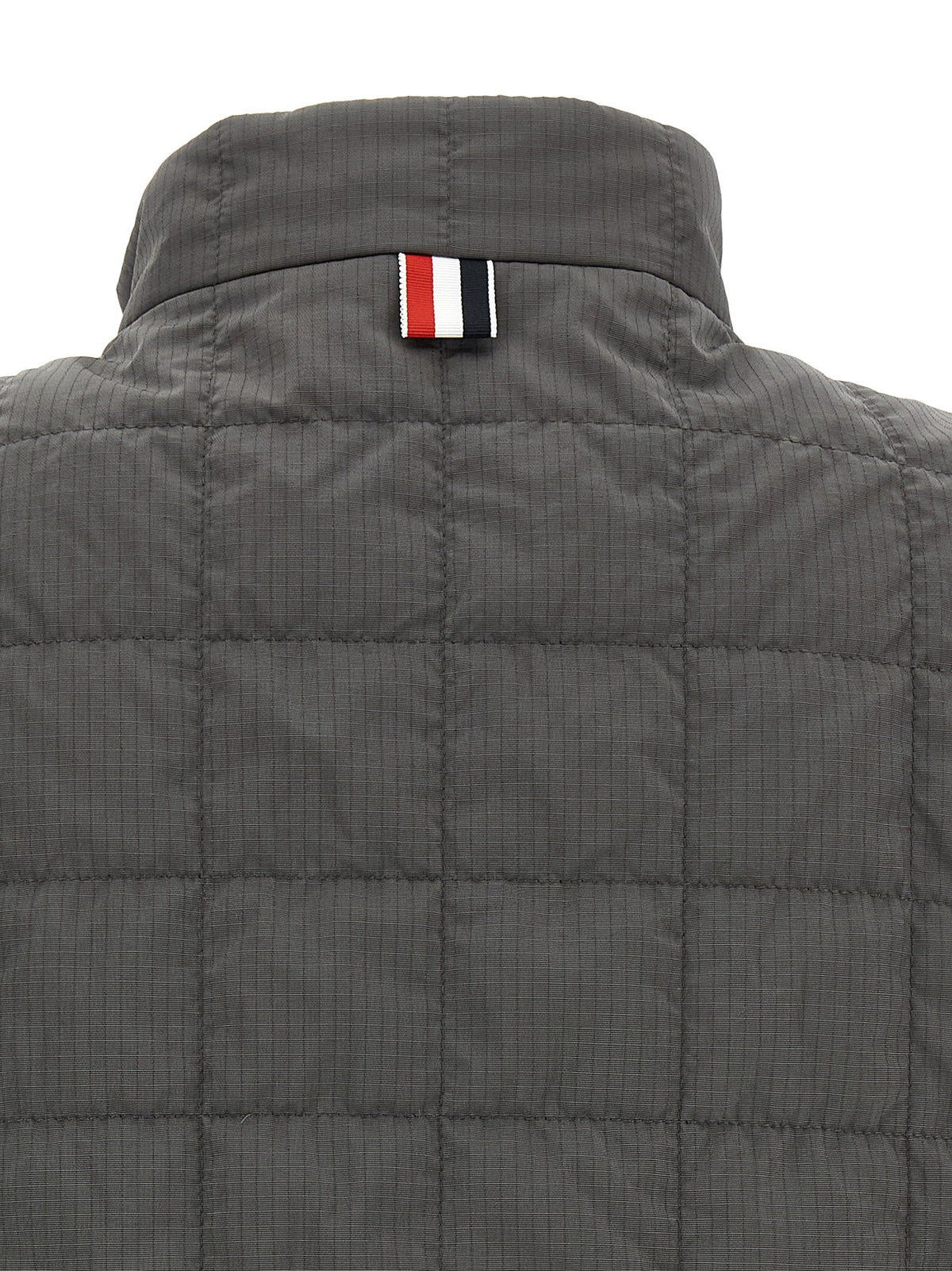 Thom Browne Ripstop Shiny Vest Grey
