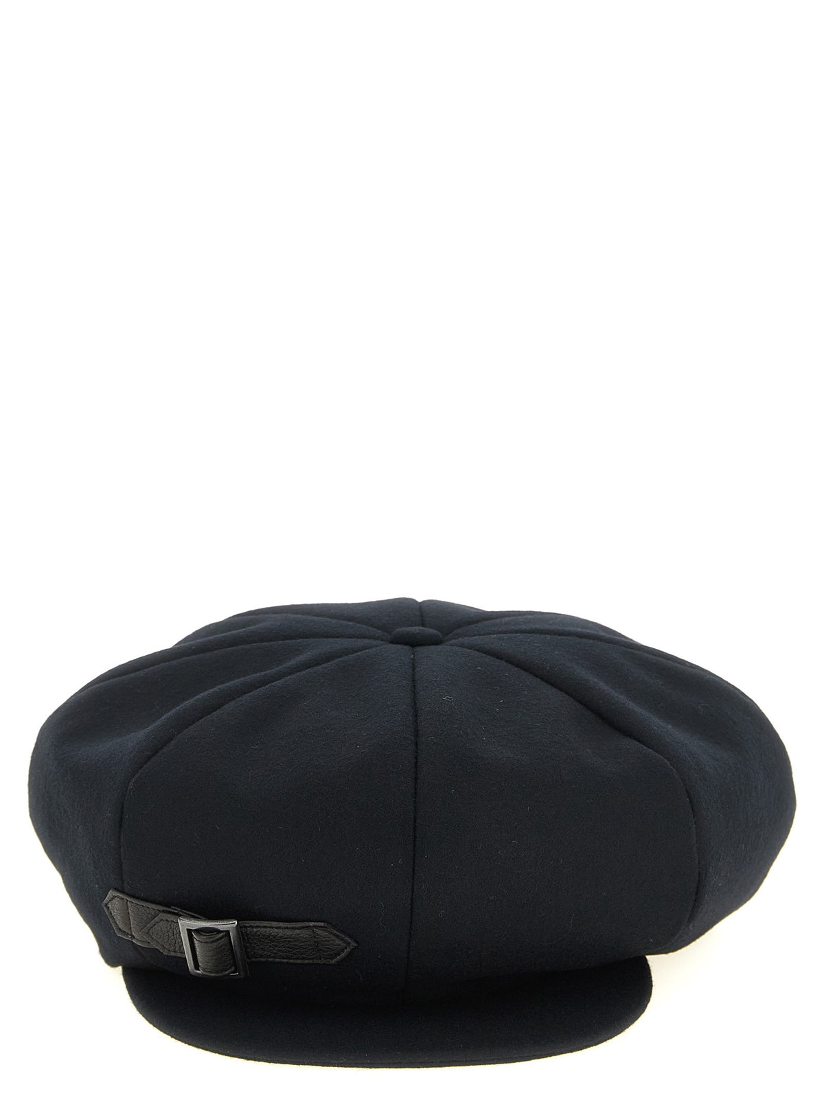 YOHJI YAMAMOTO Panel Casquette Hat Black