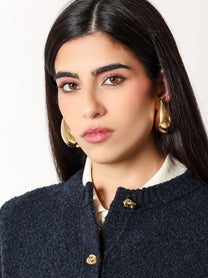 Bottega Veneta Women's Sterling Silver Earrings Yellow