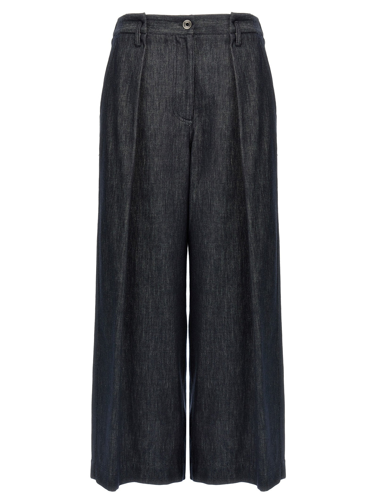 Brunello Cucinelli Line Pleated Pants Blue