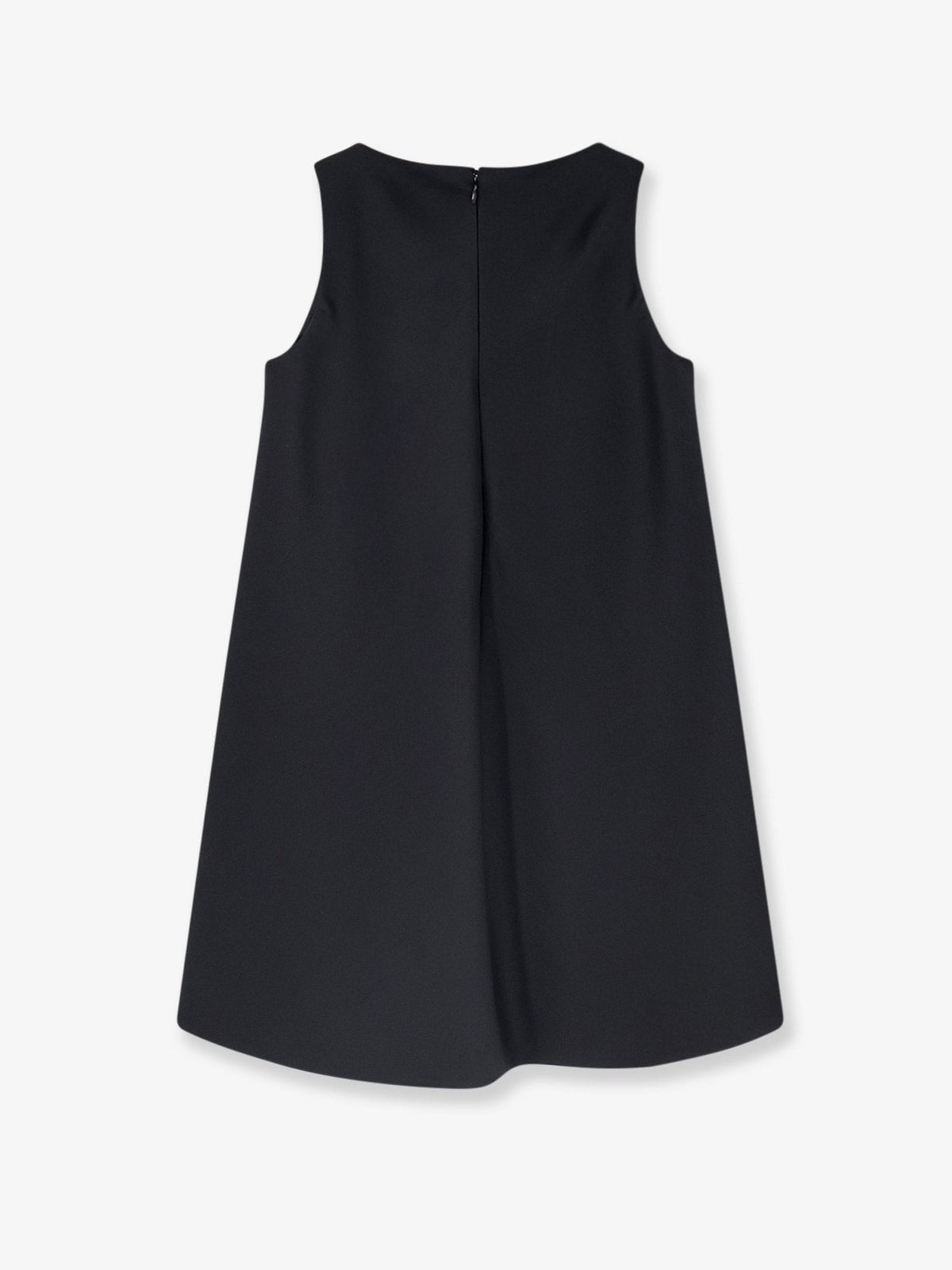 Balenciaga Women's Line Silk Mini Dress Black