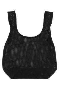 A.P.C men’s borsa shopper rebound black mesh tote bag with sleek design and reinforced shoulder straps