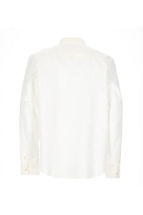 A.P.C men’s camicia Harris white crisp white long-sleeved button-down shirt with classic collar and stitched cuffs