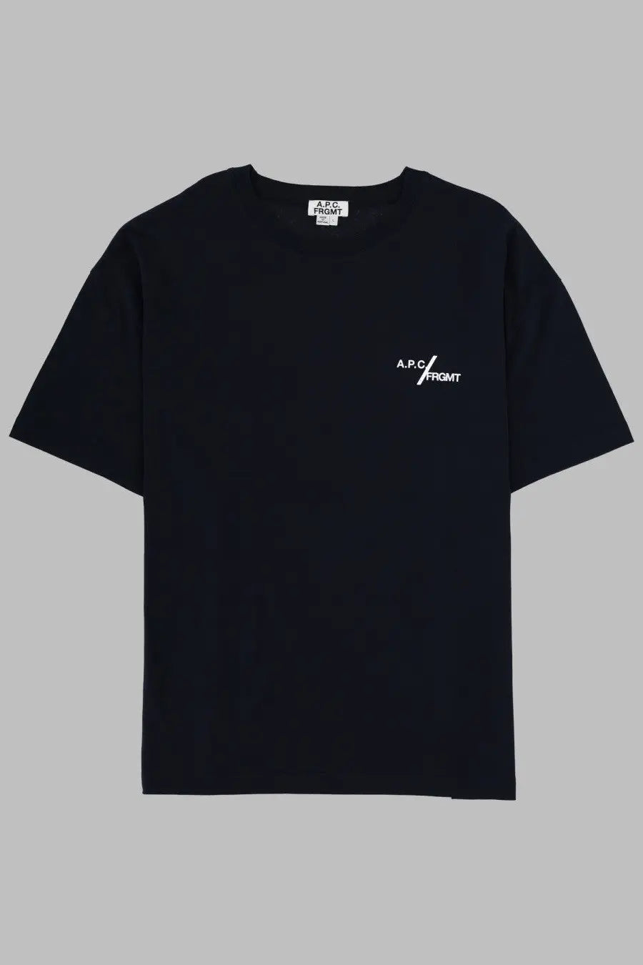 Black a.p.c men’s shirt con black made of cotton featuring a classic fit for casual and formal wear