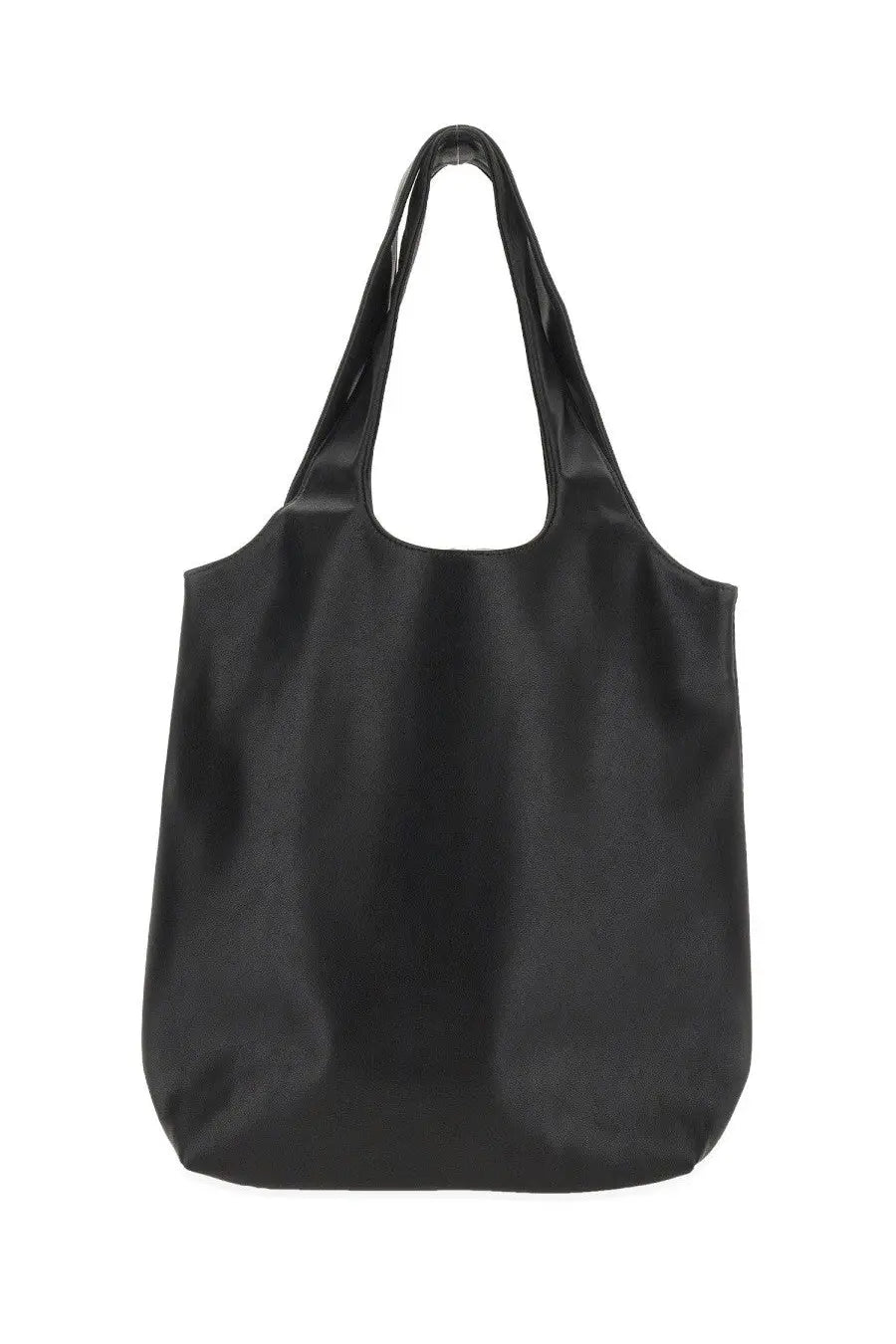 A.P.C unisex borsa con black black glossy nylon tote bag with sturdy handles for everyday use