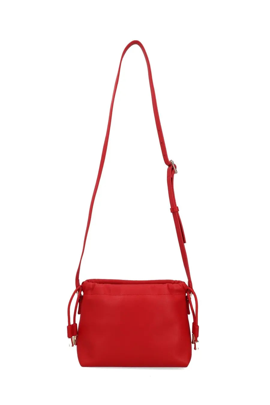 A.P.C women’s ninon mini red crossbody bag with sleek minimalist design and adjustable strap