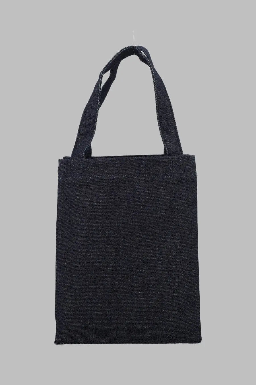 A.P.C. women’s borsa tote lou small blue black denim tote bag with sturdy handles for everyday use