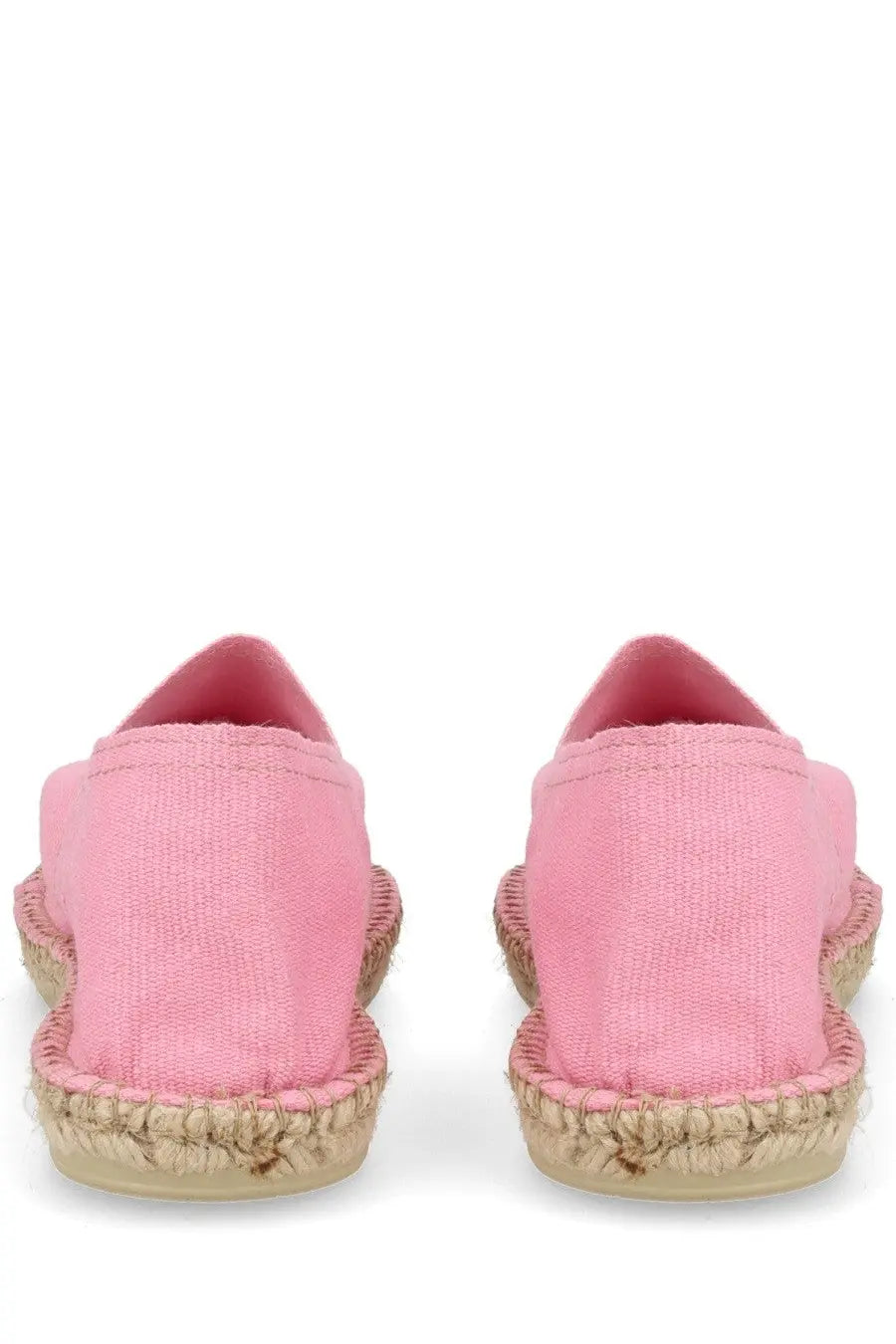 Pink canvas espadrilles with woven jute sole from apc womens espadrilla in tela blue