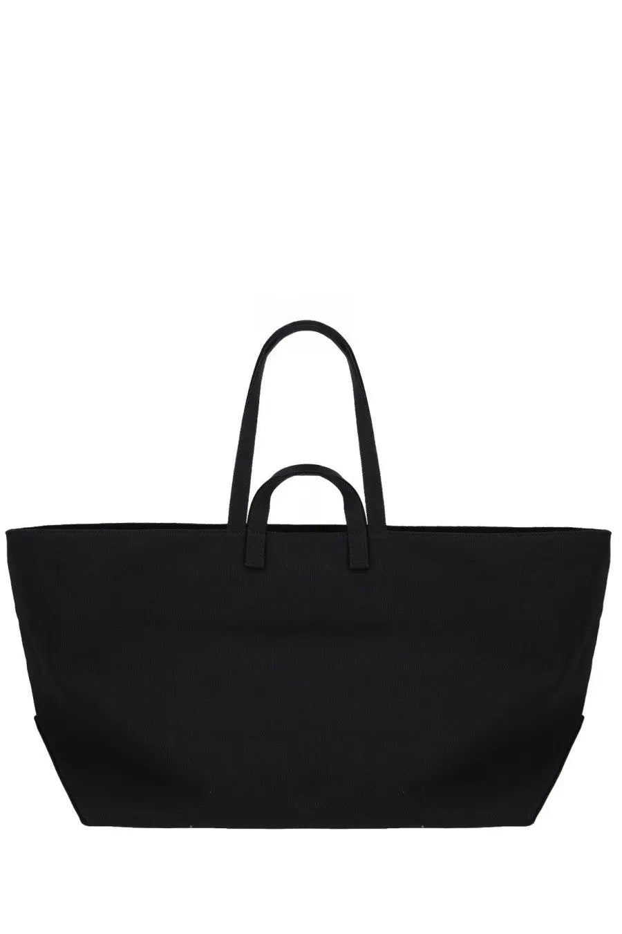 A.P.C women’s LE drummer tote bag black made of black canvas with two sturdy handles for everyday use