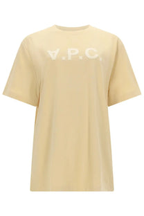 Cream-colored a.p.c women’s shirt beige made from soft cotton for casual and stylish wear