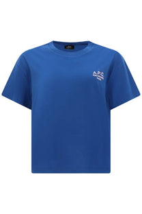 A.p.c women’s blue shirt made of lightweight cotton perfect for casual and professional wear
