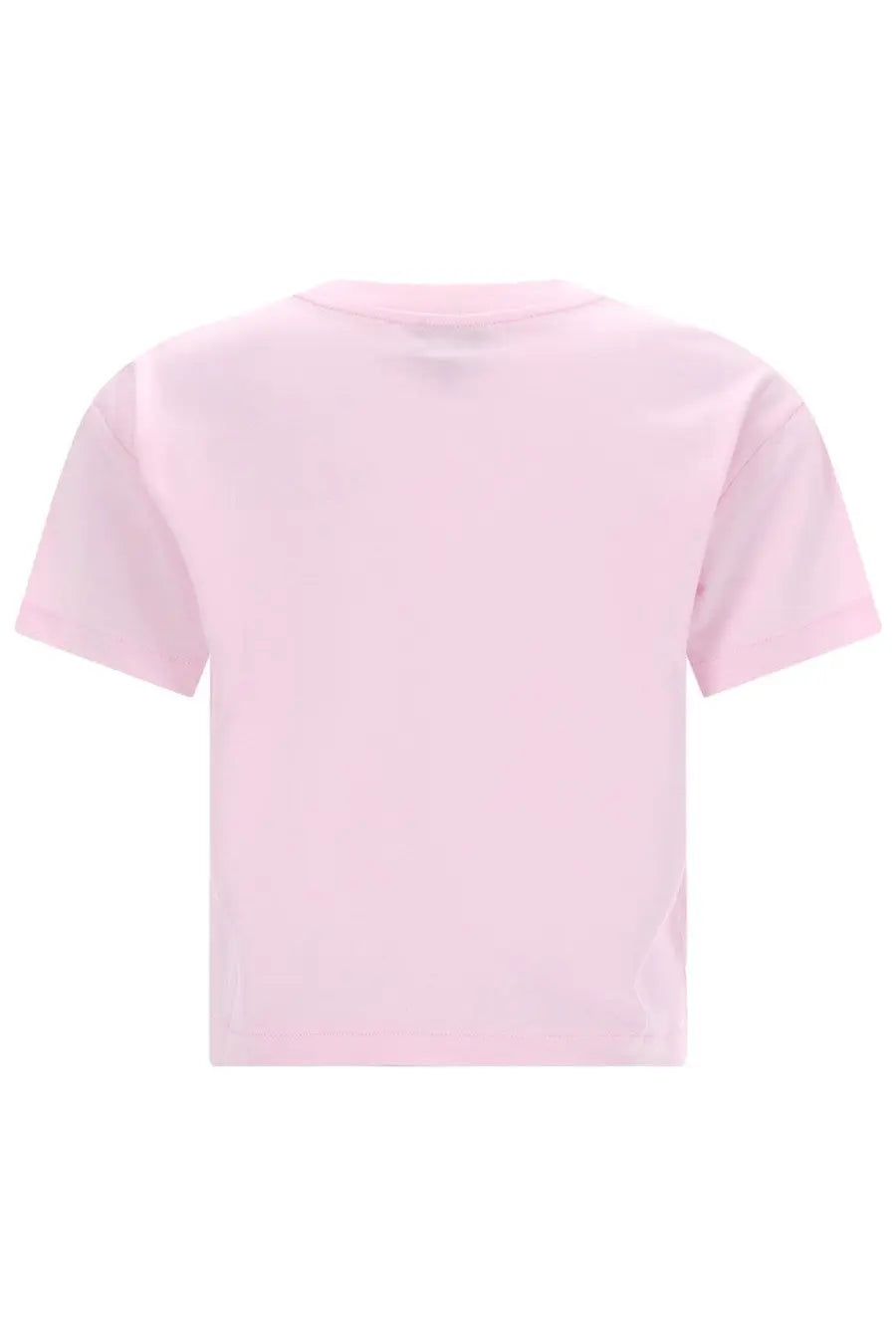 A.P.C women’s soft pink short-sleeved cotton t-shirt with a crew neck perfect for casual wear