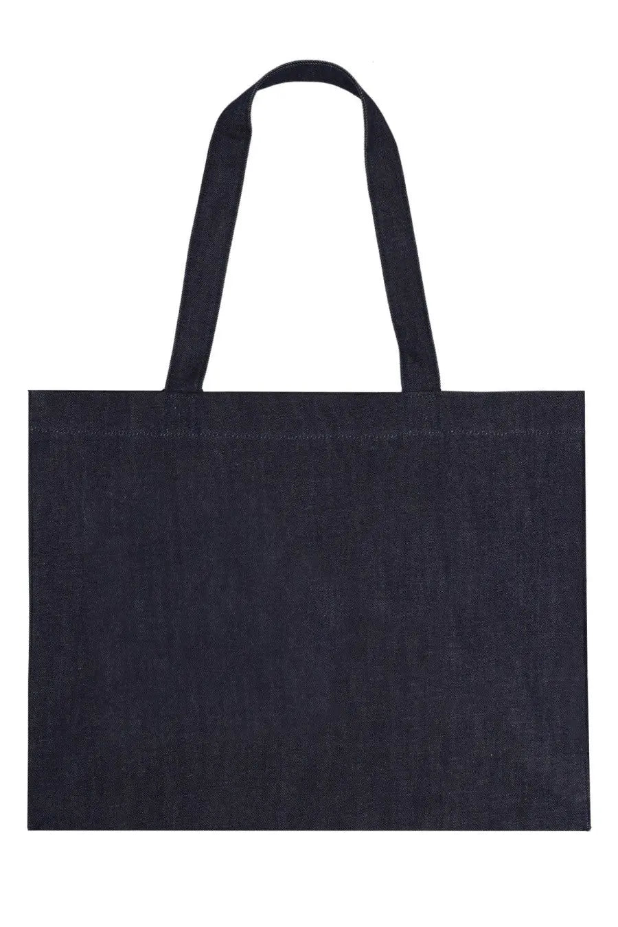 A.P.C women’s shopping bag Daniela blue black denim tote bag with sturdy handles for everyday use