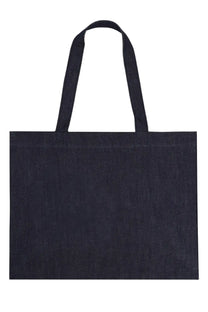 A.P.C women’s shopping bag Daniela blue black denim tote bag with sturdy handles for everyday use