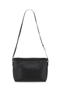 A.P.C women’s shoulder bag Ninon black made of black satin with a sleek minimalist design and adjustable strap