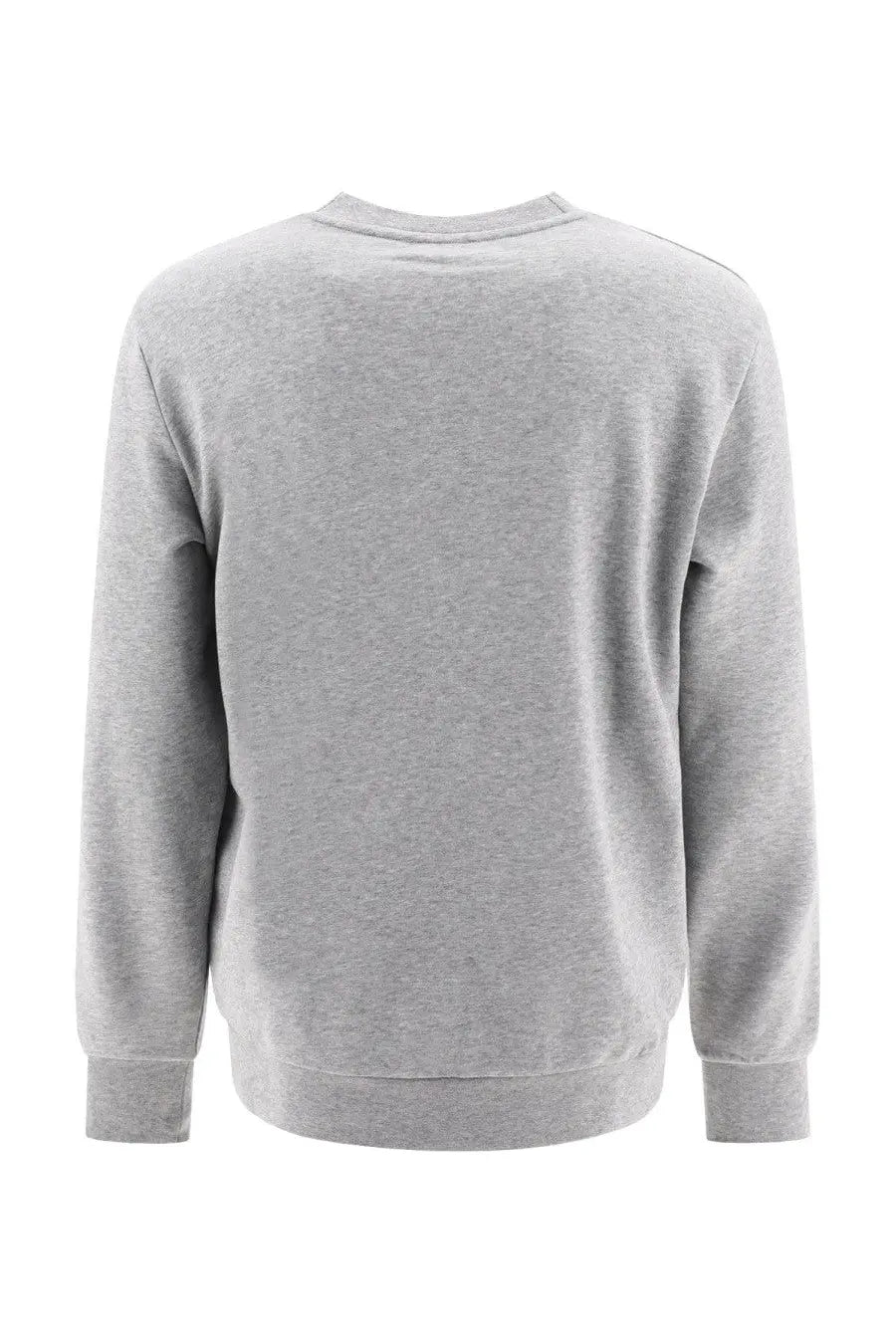 A.p.c women’s sweatshirt standard grand vpc gots grey gray heathered cotton with crew neck and ribbed cuffs