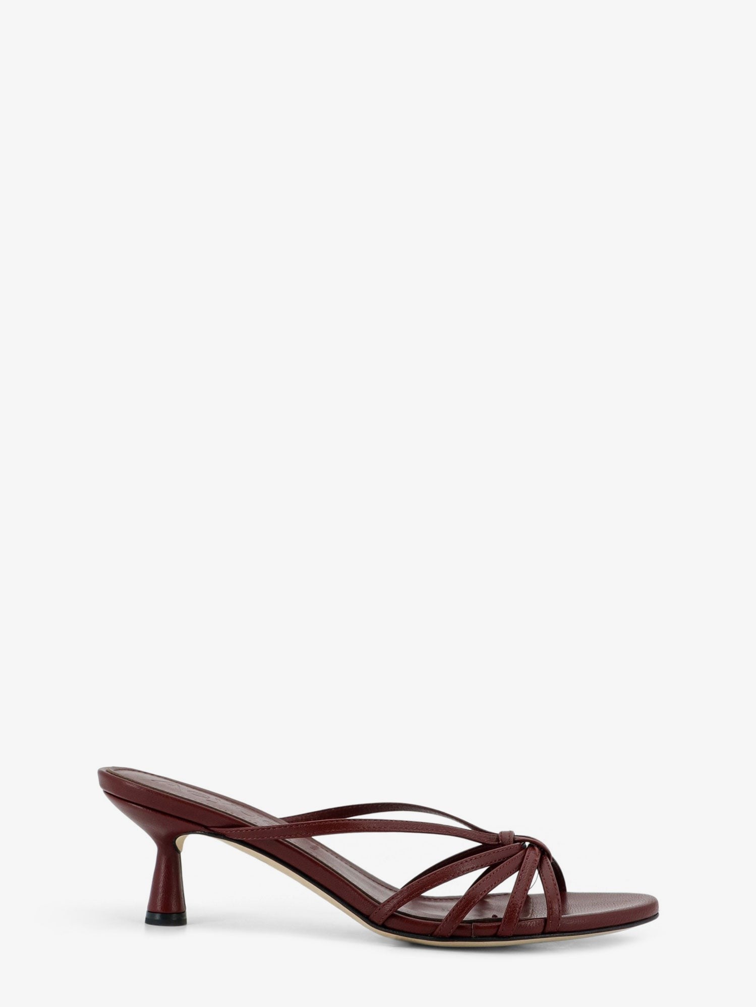 Aeyde Women's Abby Leather Sandals Gold