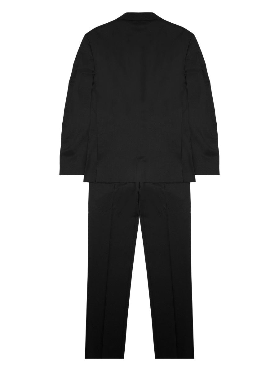 Colamarino Men's Abito in Misto Lana Con Giacca Monopetto Multicolor