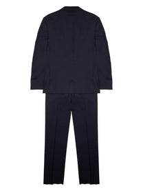 Colamarino Men's Abito in Misto Lana Con Giacca Monopetto Multicolor