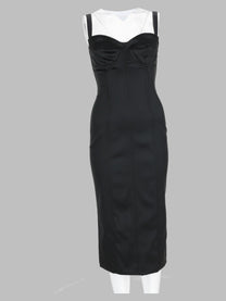 Dolce &amp; Gabbana Women's Abito in Raso Black