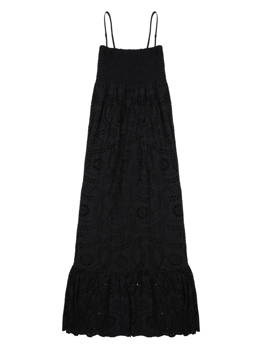 Mc2 Saint Barth Women's Abito Jemma in Cotone Black