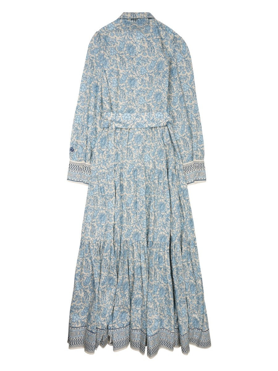 Mc2 Saint Barth Women's Abito Jensen in Cotone Blue