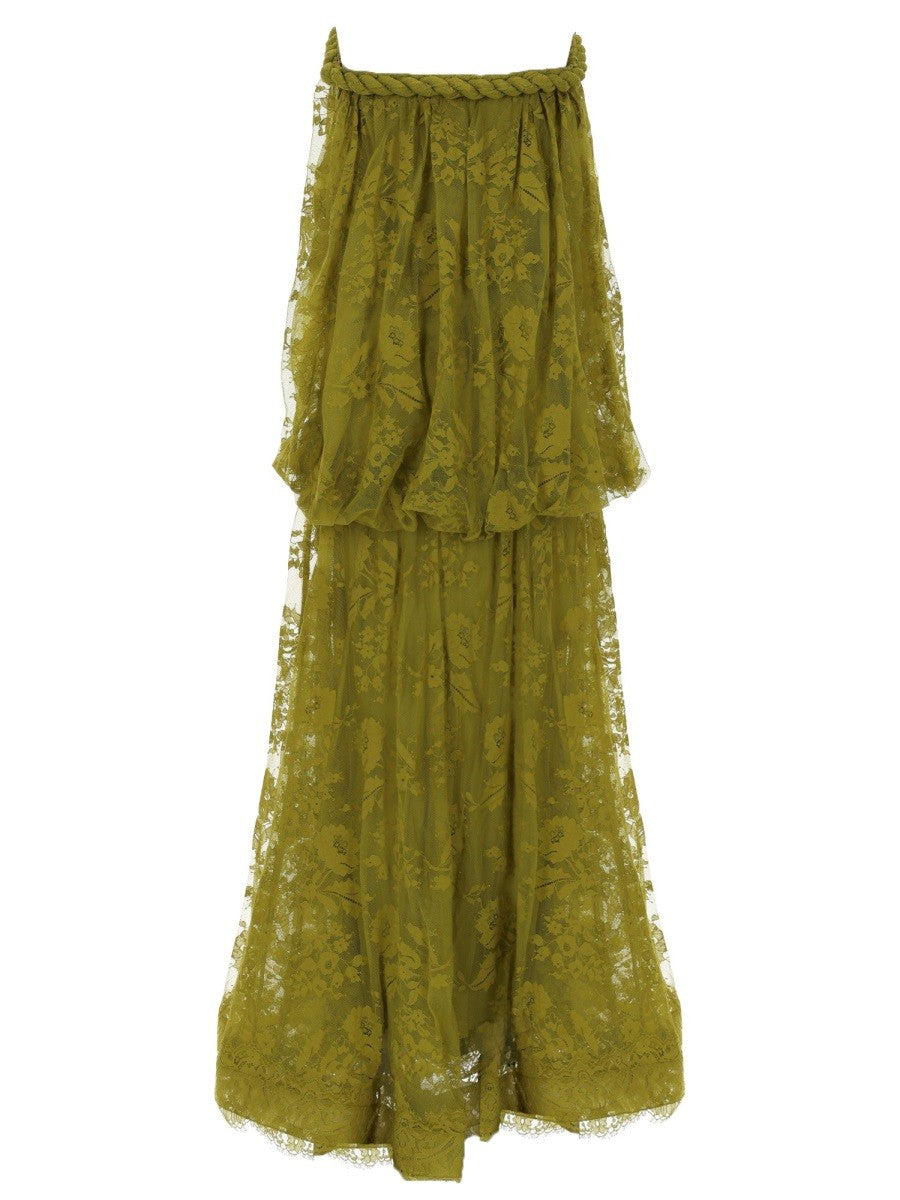 Zimmermann Women's Luna Dress Green, view 3