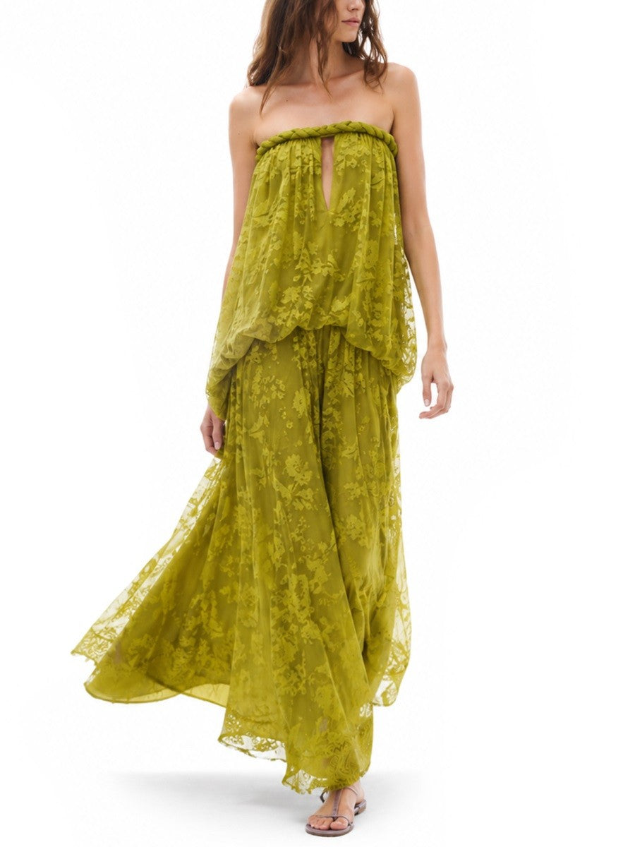 Zimmermann Women's Luna Dress Green, view 2