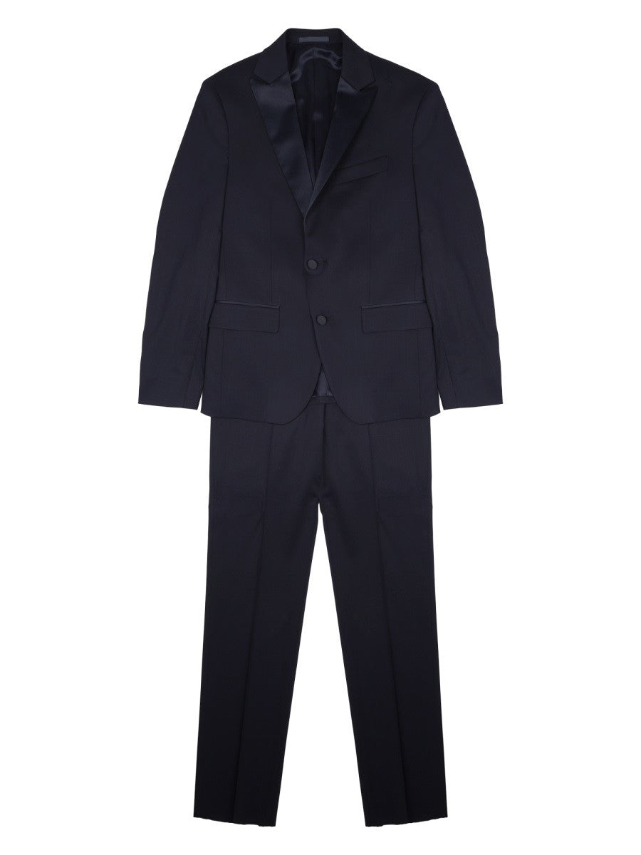Colamarino Men's Abito Smoking Monopetto Blue
