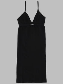 MM6 Maison Margiela Women's Abito Sottoveste Senza Cuciture Black