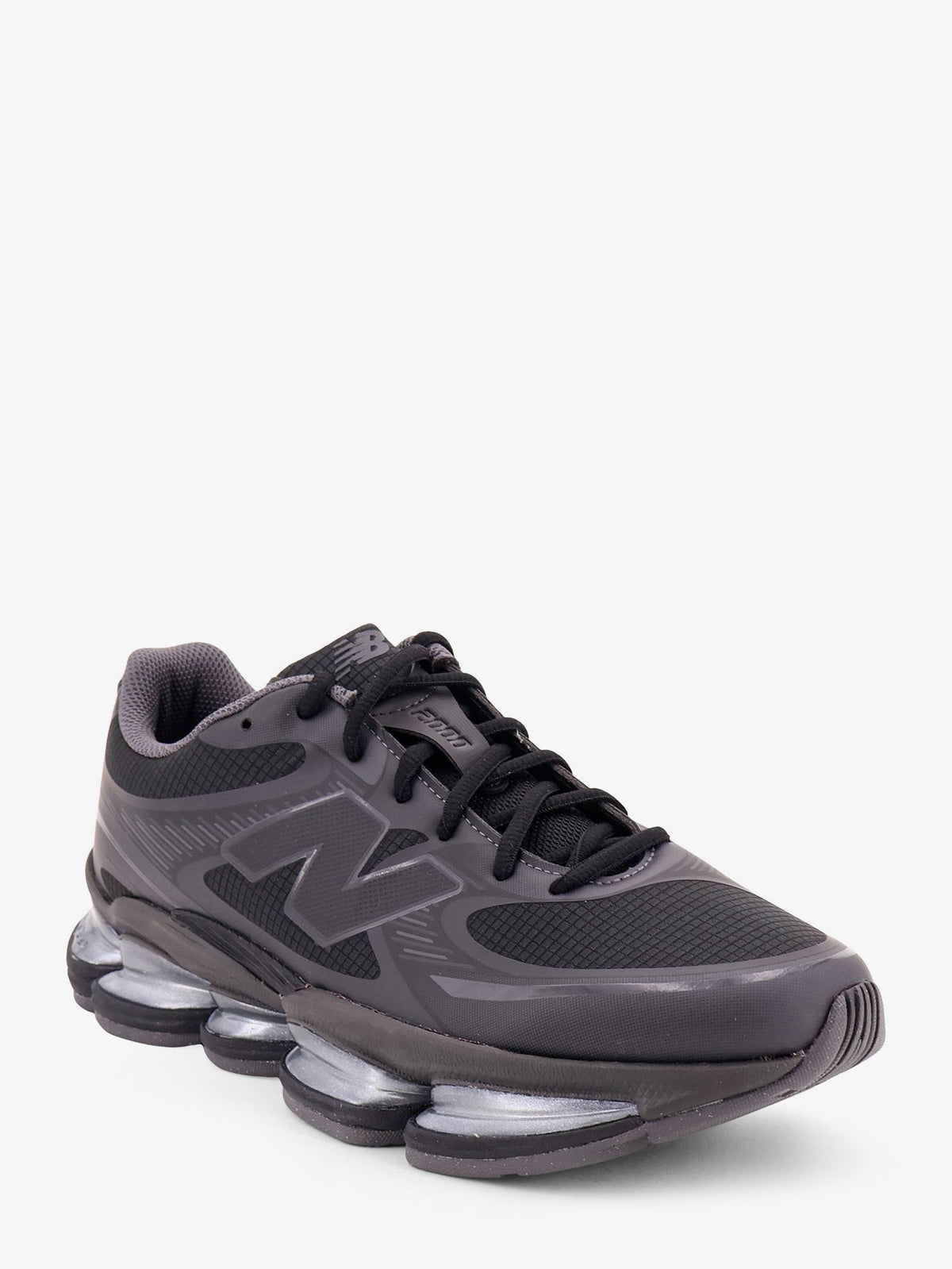 New Balance Men's Abzorb Mesh and Rubber Sneakers Black, view 2