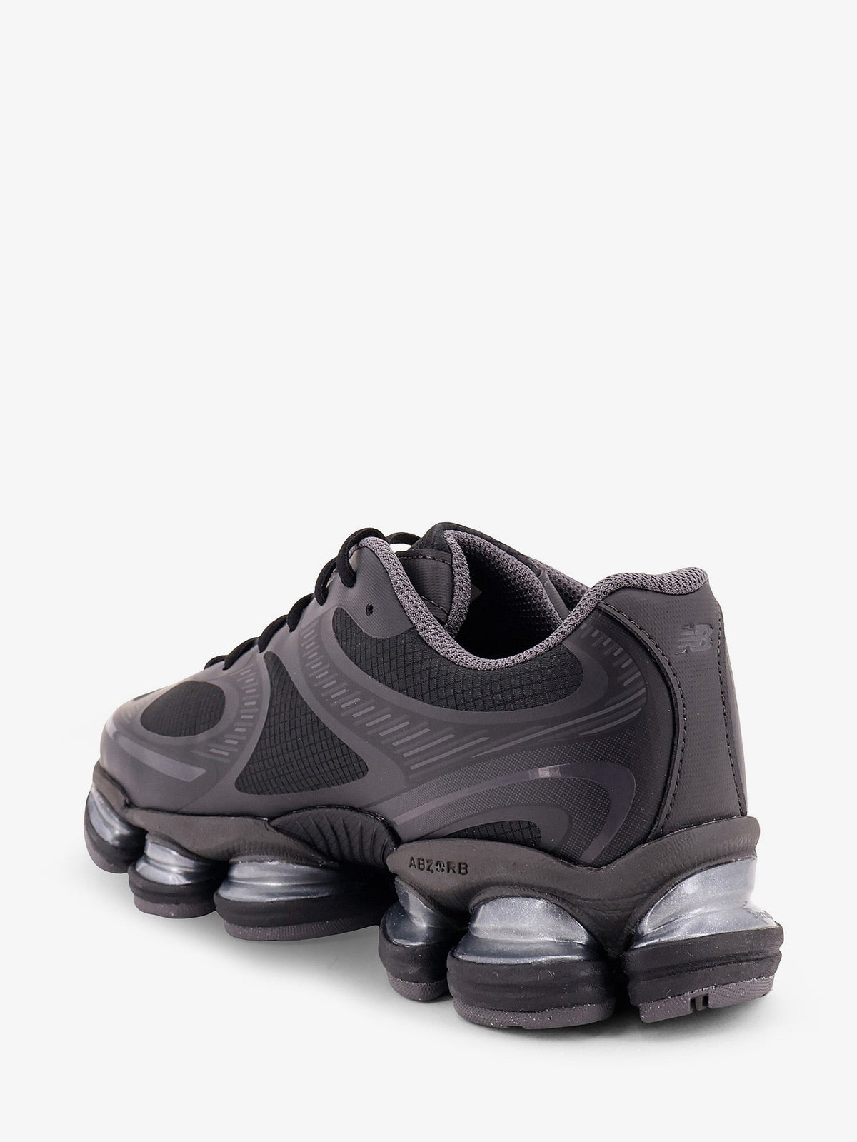 New Balance Men's Abzorb Mesh and Rubber Sneakers Black, view 3
