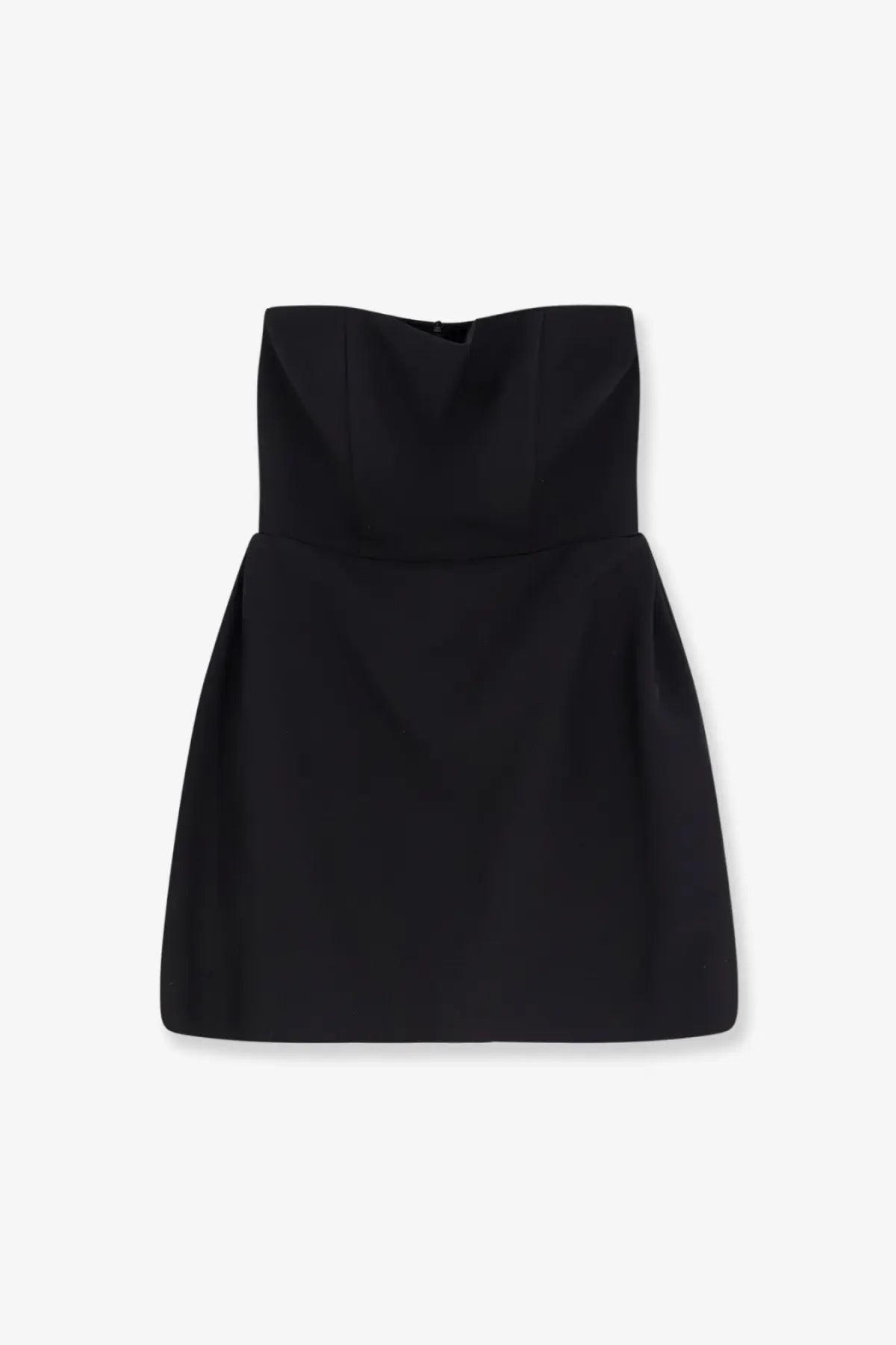 Actualee women’s black mini dress with a structured strapless bodice and flared skirt perfect for evening wear