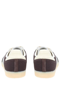 Adidas men’s samba og sneaker brown with textured fabric upper and rubber sole for casual wear